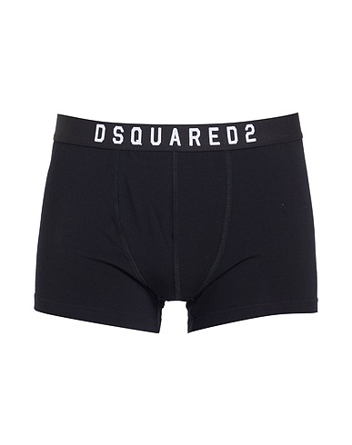 DSQUARED2 Boxer UNDERWEAR Black 94% Cotton, 6% Elastane