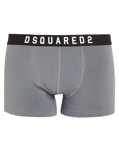 DSQUARED2 Boxer UNDERWEAR Grey 94% Cotton, 6% Elastane