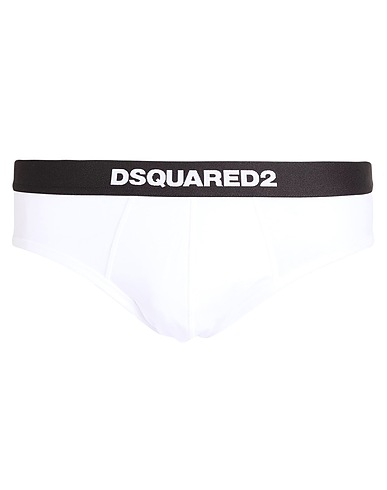 DSQUARED2 Brief UNDERWEAR White 94% Cotton, 6% Elastane