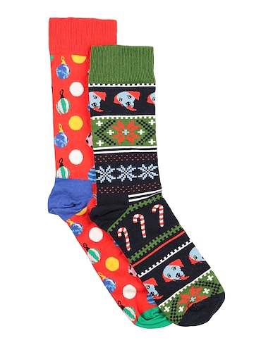 HAPPY SOCKS Socken & Strümpfe Grün 85% Baumwolle, 13% Polyamid, 2% Elastan