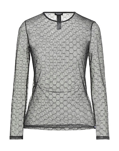 DSQUARED2 Top UNDERWEAR Black 86% Polyamide, 14% Elastane