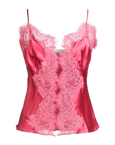 VIVIS Unterhemd Magenta 100% Seide