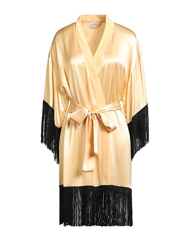 VIVIS Dressing gowns & bathrobes Pastel yellow 100% Silk