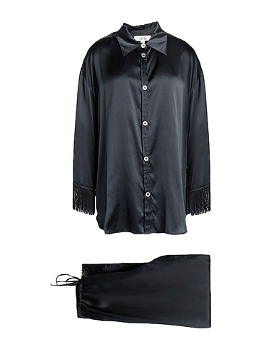 VIVIS Sleepwear Black 100% Silk
