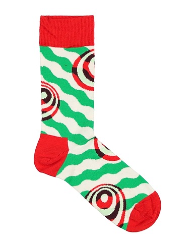 HAPPY SOCKS Socks & tights Green 86% Cotton, 12% Polyamide, 2% Elastane
