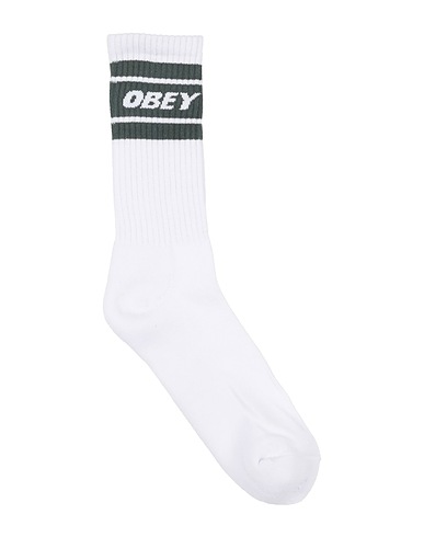OBEY Socks & tights White 85% Cotton, 13% Polyester, 2% Elastane