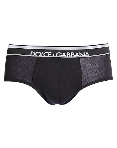 DOLCE&GABBANA Brief Black 85% Modal, 15% Virgin Wool
