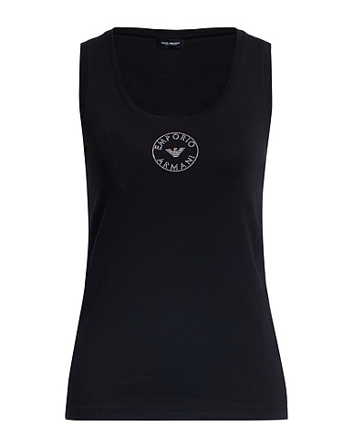 EMPORIO ARMANI Undershirt UNDERWEAR Black 95% Cotton, 5% Elastane