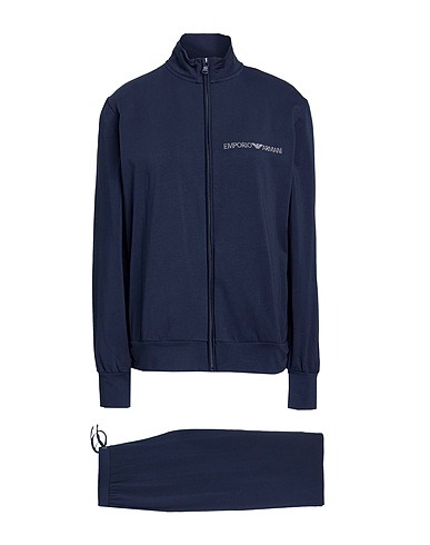 EMPORIO ARMANI Sleepwear UNDERWEAR Midnight blue 95% Cotton, 5% Elastane