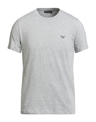 EMPORIO ARMANI Undershirt UNDERWEAR Light grey 95% Cotton, 5% Elastane