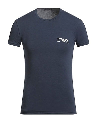 EMPORIO ARMANI Undershirt UNDERWEAR Midnight blue 95% Cotton, 5% Elastane
