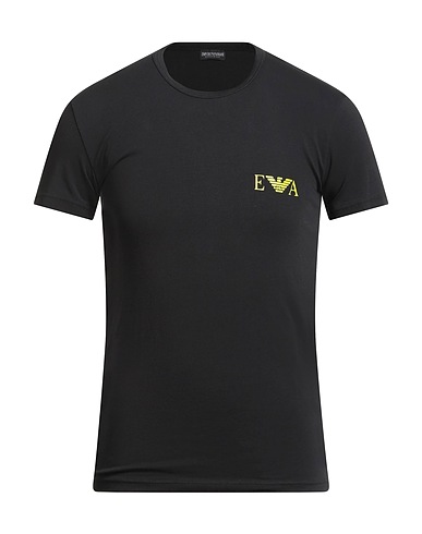 EMPORIO ARMANI Undershirt UNDERWEAR Black 95% Cotton, 5% Elastane
