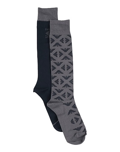 EMPORIO ARMANI Socks & tights Navy blue 72% Cotton, 26% Polyamide, 2% Elastane