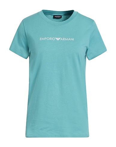 EMPORIO ARMANI Undershirt UNDERWEAR Turquoise 100% Cotton