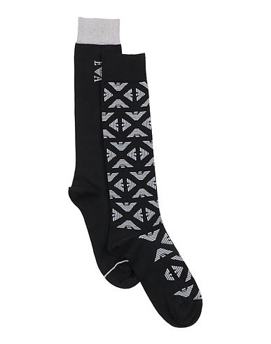 EMPORIO ARMANI Calze e Calzini Nero 72% Cotone, 26% Poliacrilico, 2% Elastan