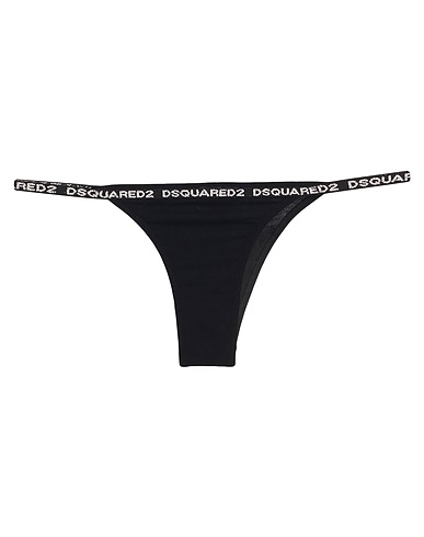 DSQUARED2 Brief UNDERWEAR Black 94% Cotton, 6% Elastane