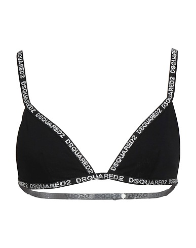 DSQUARED2 Бюстгальтер UNDERWEAR Чёрный 94% Хлопок, 6% Эластан