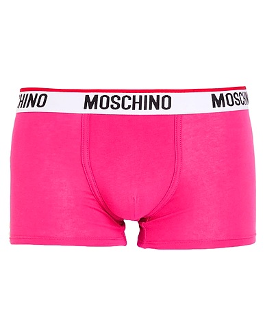 MOSCHINO Boxer UNDERWEAR Fuchsia 90% Cotton, 10% Elastane
