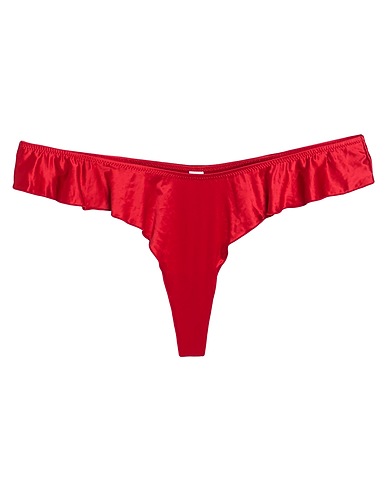 TWINSET Brief Red 59% Polyamide, 27% Polyester, 14% Elastane