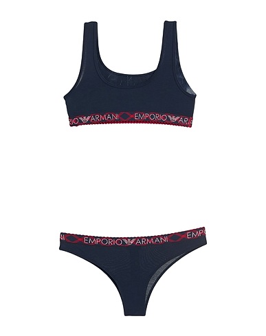EMPORIO ARMANI Set UNDERWEAR Midnight blue 95% Cotton, 5% Elastane