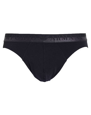 EMPORIO ARMANI Σλιπ UNDERWEAR Μαύρο 95% Βαμβάκι, 5% Ελαστάνη, Πολυαμίδη, Πολυεστέρας