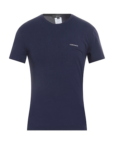 VERSACE T-shirt intima Blu notte 94% Cotone, 6% Elastan