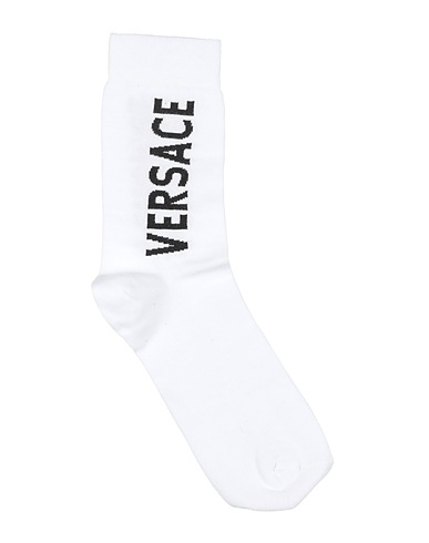 VERSACE Socken & Strümpfe Weiß 80% Baumwolle, 16% Polyamid, 4% Elastan