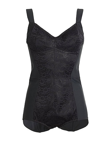 DOLCE&GABBANA Lingerie bodysuit Black 90% Polyamide, 10% Elastane