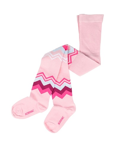 MISSONI KIDS Socks & tights Pink 80% Cotton, 18% Polyamide, 2% Elastane