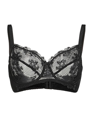 TWINSET Bra U&B Black 89% Polyamide, 11% Elastane