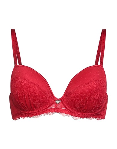 TWINSET Bra U&B Red 59% Polyamide, 27% Polyester, 14% Elastane