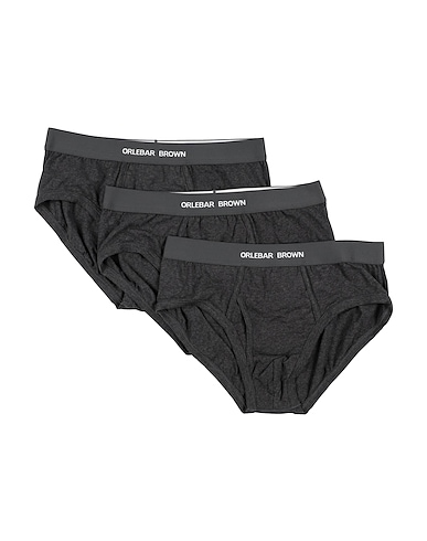 ORLEBAR BROWN Brief Charcoal 94% Cotton, 6% Elastane, Polyester, Polyamide