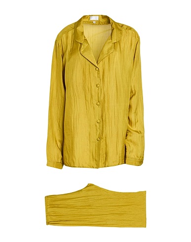 THE ROSE IBIZA Pigiama Senape 100% Seta