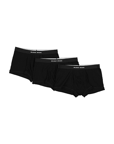 ORLEBAR BROWN Boxer Black 94% Cotton, 6% Elastane, Polyester, Polyamide