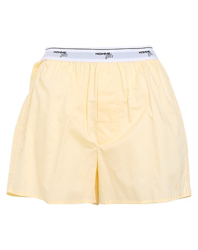 HOMMEGIRLS Pyjama Pastellgelb 100% Baumwolle