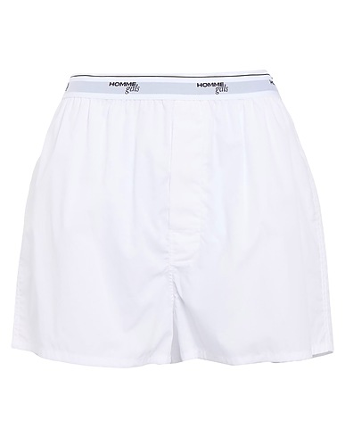 HOMMEGIRLS Pyjama Weiß 100% Baumwolle