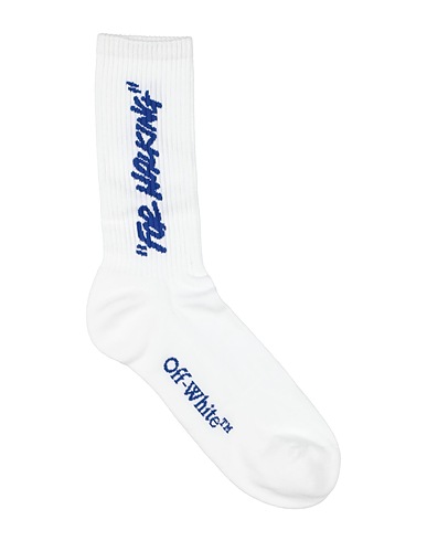 OFF-WHITE™ Medias y Calcetines Blanco 67% Algodón, 30% Poliamida, 3% Elastán