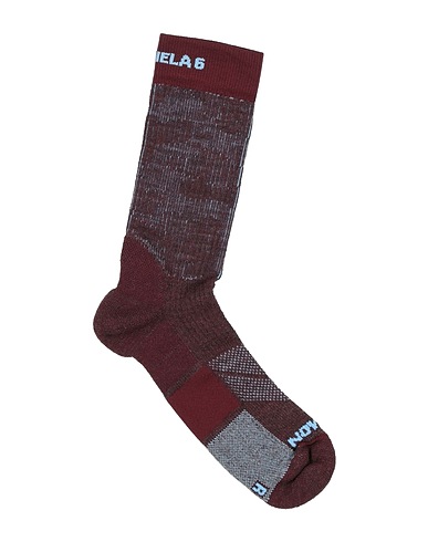 MM6 MAISON MARGIELA x SALOMON Socks & tights Burgundy 52% Polyamide, 23% Acrylic, 23% Wool, 2% Elastane