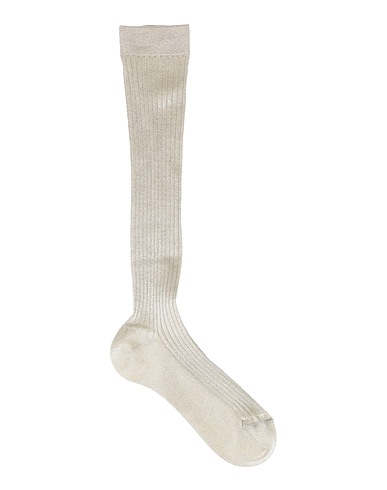 BRUNELLO CUCINELLI Socks & tights Light grey 86% Polyester, 14% Metallic fiber