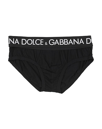 DOLCE&GABBANA Brief Black 90% Cotton, 10% Elastane