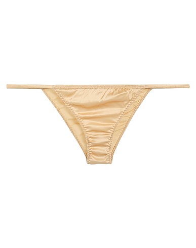 POMANDÈRE Slip Sable 94% Soie, 6% Élasthanne