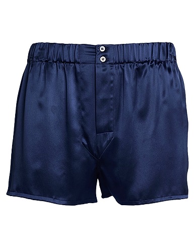BRIONI Boxer Blu navy 100% Seta
