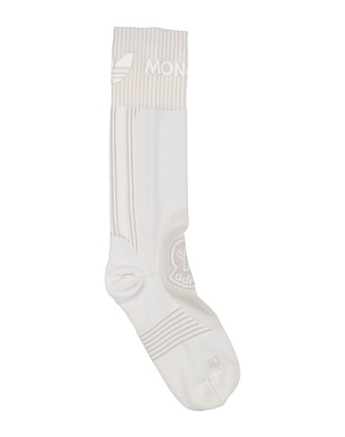 MONCLER x ADIDAS ORIGINALS Socks & tights Light grey 91% Recycled polyester, 7% Elastane, 2% Polyamide