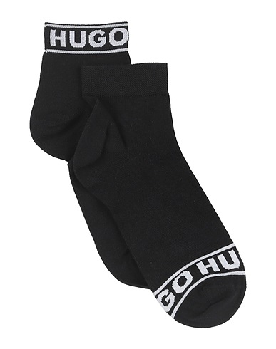 HUGO Socks & tights Black 77% Cotton, 21% Polyamide, 2% Elastane