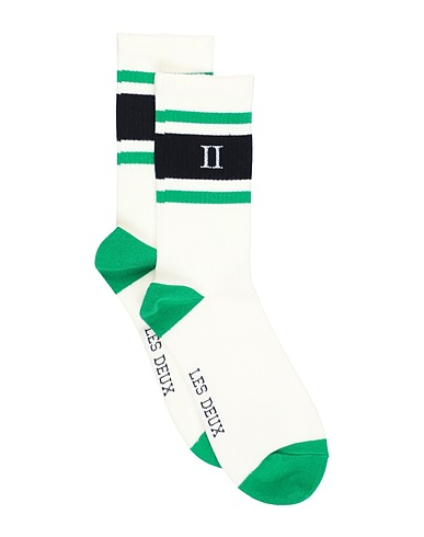 LES DEUX Socks & tights White 75% Organic cotton, 23% Polyamide, 2% Elastane