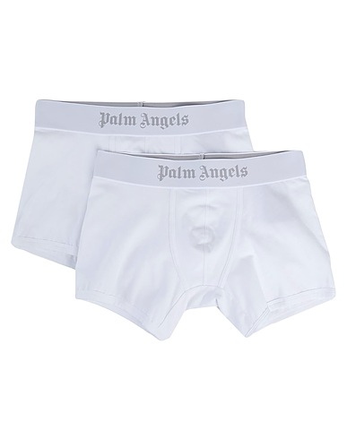 PALM ANGELS Boxer Bianco 94% Cotone, 6% Elastan