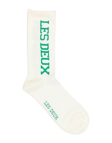 LES DEUX Chaussettes et collants Blanc 75% Coton biologique, 23% Polyamide, 2% Élasthanne