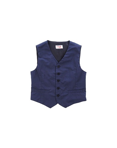 IL GUFO Suit vest Midnight blue 97% Cotton, 3% Elastane