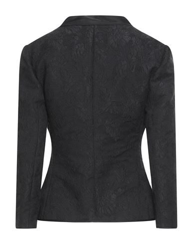 Shop Dolce & Gabbana Woman Blazer Black Size 8 Silk, Polyester, Polyamide, Cotton, Acrylic