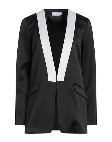WEILI ZHENG Blazer Black 100% Polyester